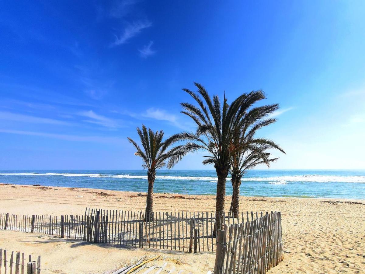 Appartement Soleil Levant - Accès direct plage - Terrasse - Une chambre - Proche Commerces Le Barcarès Esterno foto